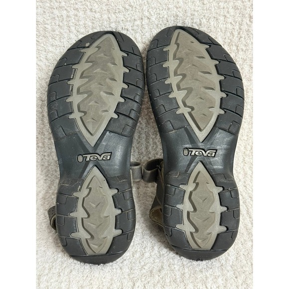 Teva Verra Sandals Hiking Water Strappy Adjustable Olive Green Womens size 7.5 - Picture 2 of 6